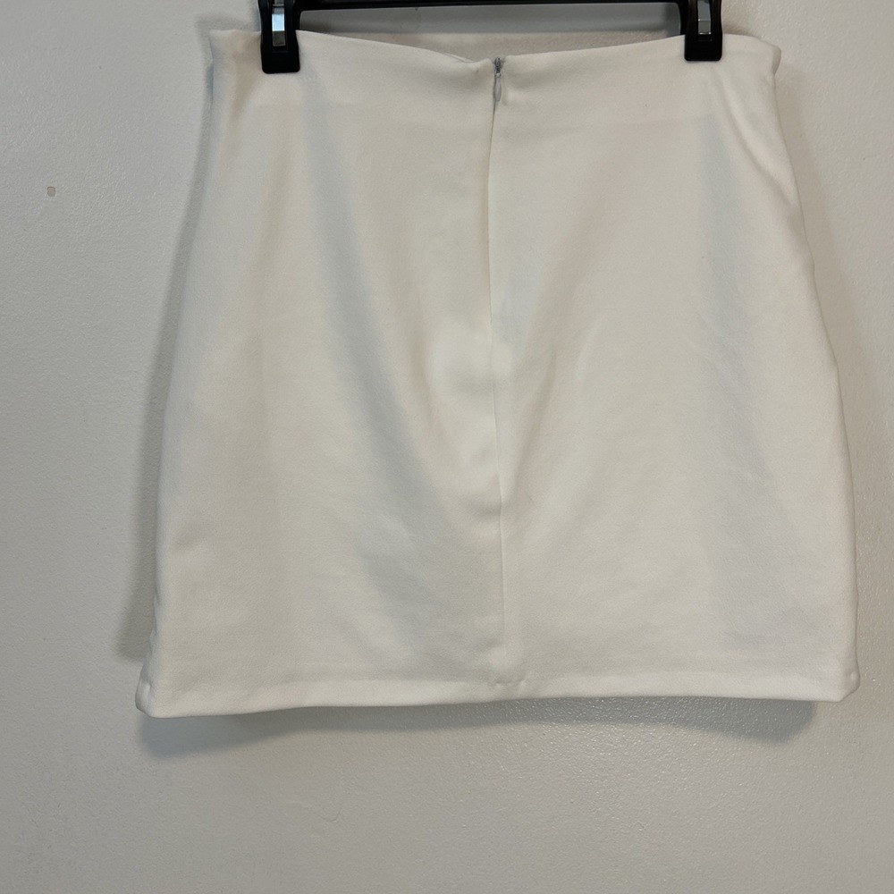 Zara Junior XL Top L Skirt Oyster White Open Back Crop Top Set Bridal 6348 - Picture 9 of 10